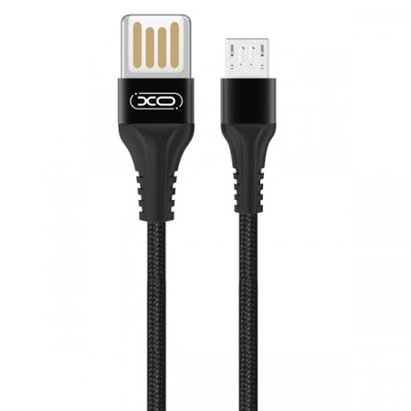 Кабель USB - Micro USB XO NB118 1.0м 2.1А (черный)