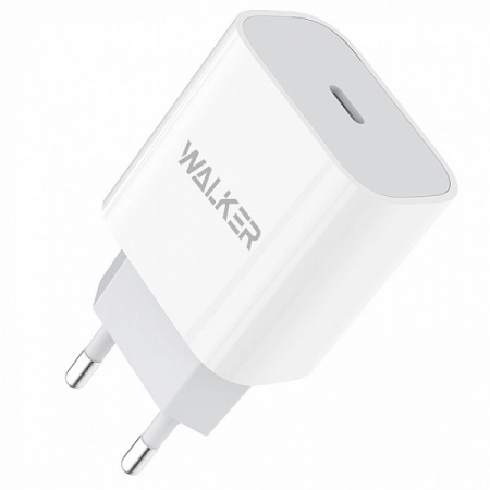 Сетевое ЗУ USB-C Walker WH-39 PD20W (белое)