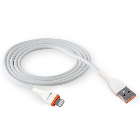 Кабель USB - Lightning WALKER C565 1.0м 2.4А (белый)