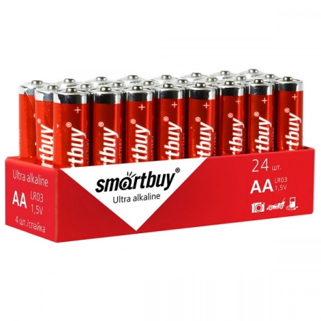 Батарейка AA Smartbuy LR6-24BOX (24/480)