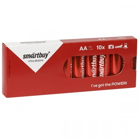 Батарейка AA Smartbuy LR6-10Box (10/100)