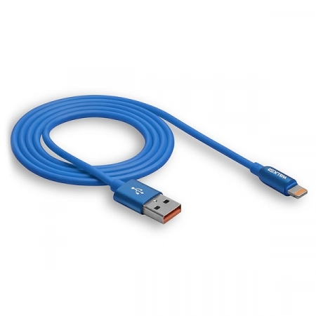 Кабель USB - Lightning WALKER C725 1.0м 2.4А (синий)