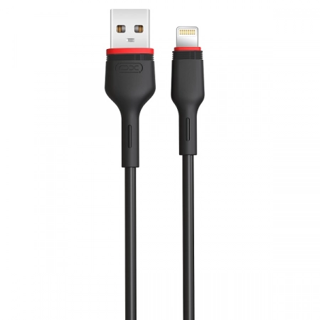 Кабель USB - Lightning XO NB-P171 1.0м 2.4A (черный)