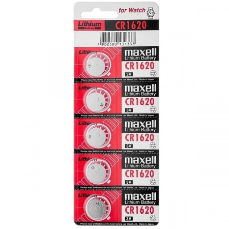Батарейка CR1620-5BL Maxell (5/100)