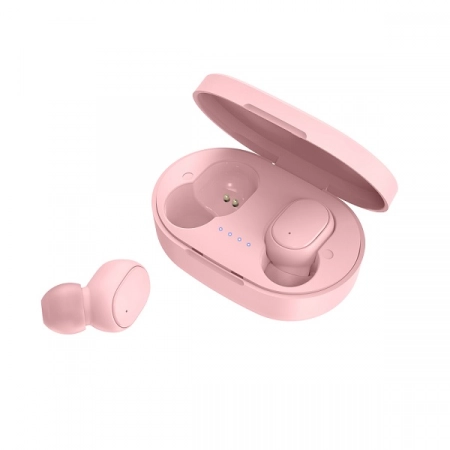 Bluetooth наушники A6S (розовые)