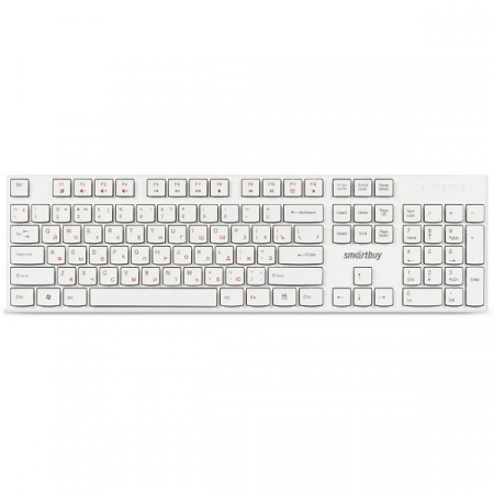 Клавиатура проводная мультимедийная Smartbuy ONE SBK-238U-W (белая) 