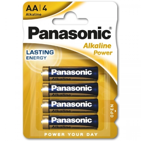 Батарейка AA Panasonic Alkaline Power LR6-4BL (4/48)