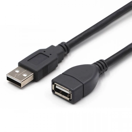 Кабель - удлинитель USB (Am) - USB (Af) 1.5м (черный)