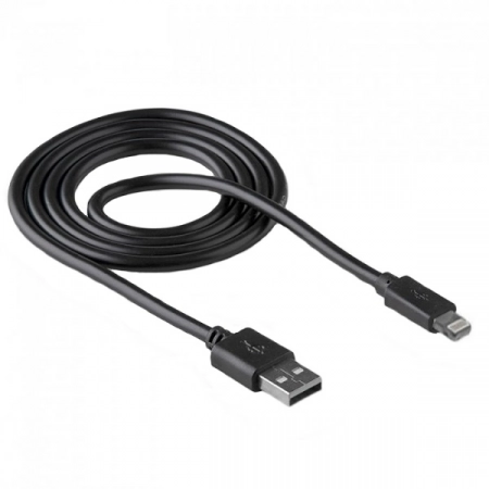Кабель USB - Lightning WALKER C110 1.0м 2.0А (черный)