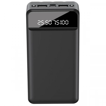 Внешний аккумулятор 30000mAh XO PR164 (черный)