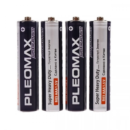 Батарейка AAA Pleomax Super R03-4S Heavy Duty (4/60)