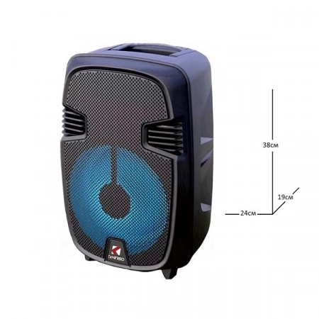 Bluetooth колонка Kimiso QS-835 динамик 8'' с микрофоном