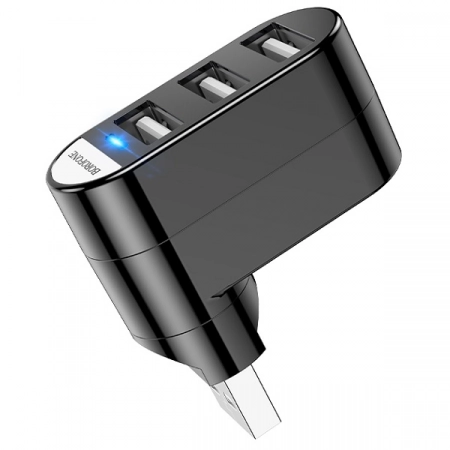 USB-хаб Borofone DH3 3USB (черный)