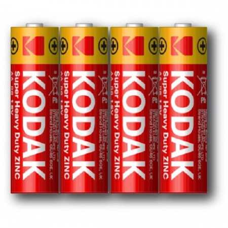 Батарейка Kodak Extra R6 AA Shrink 4 Heavy Duty 1.5V (4/60/1440)
