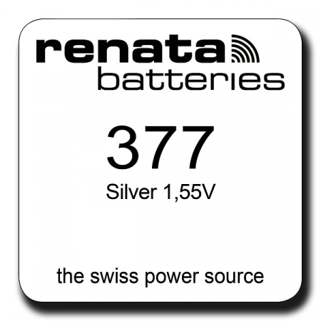 Батарейка 377 Renata SR626SW 1BL (1/10)