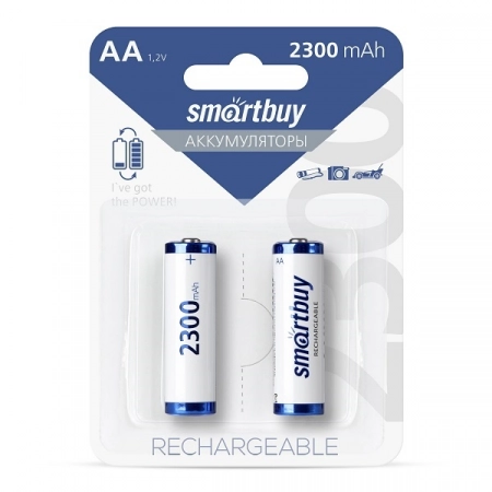 Аккумулятор AA 2300mAh Smartbuy HR6-2BL (2/24)