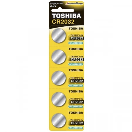 Батарейка CR2032-5BL Toshiba (5/100)