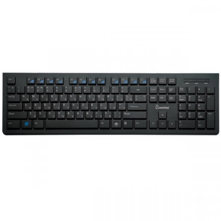 Клавиатура проводная мультимедийная Smartbuy Slim SBK-206US-K (черная)