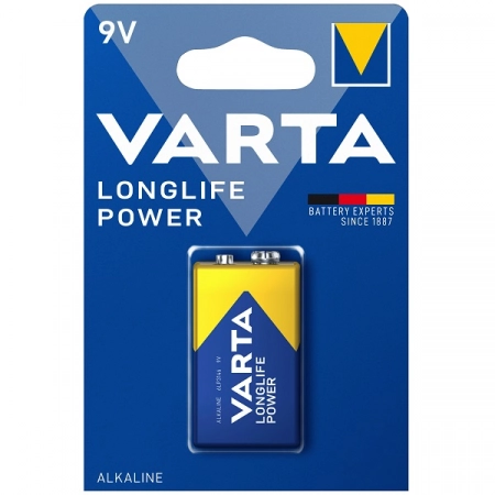 Батарейка крона Varta Longlife Power 6LR61-1BL (1/10)